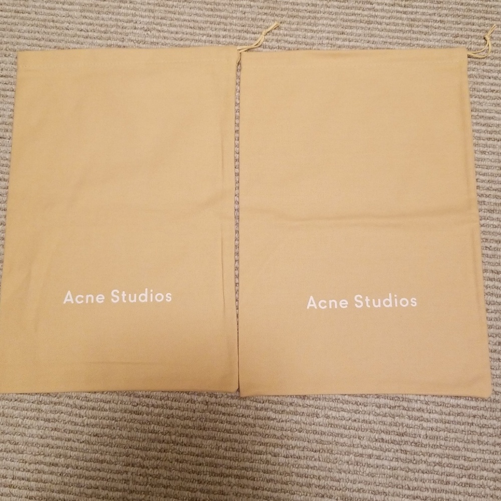 2 Acne Studios Dust Bag